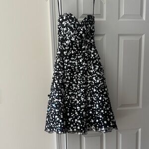 Black and White Polka Dot Dress